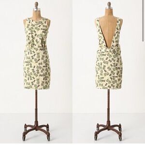 Anthropologie Maria Bonita Extra Backless Bow Dress Size 40‎ US 6